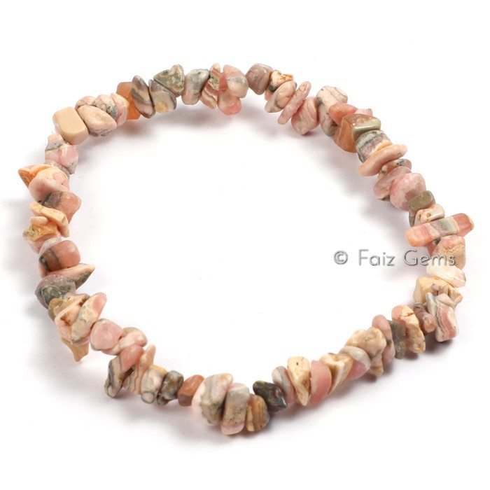Moonstone Gemstone Chips Bracelets