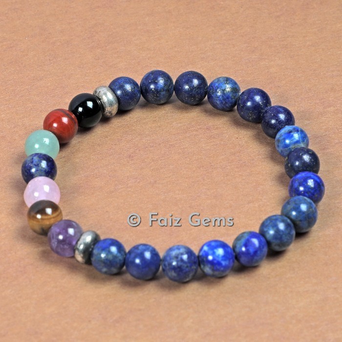 Chakra Bracelets with lapis lazuli