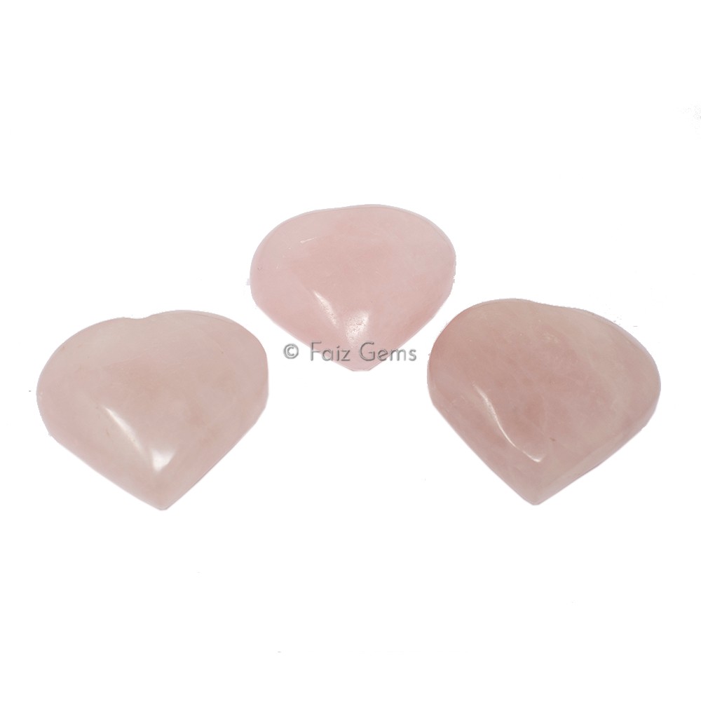 Rose Quartz Hearts