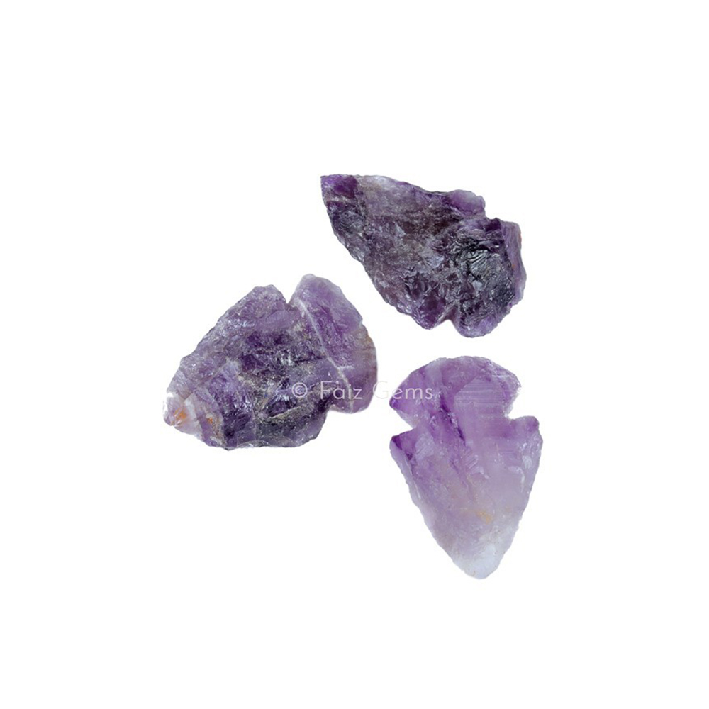 Amethyst Arrowheads Of Size 1-1.5 Inches