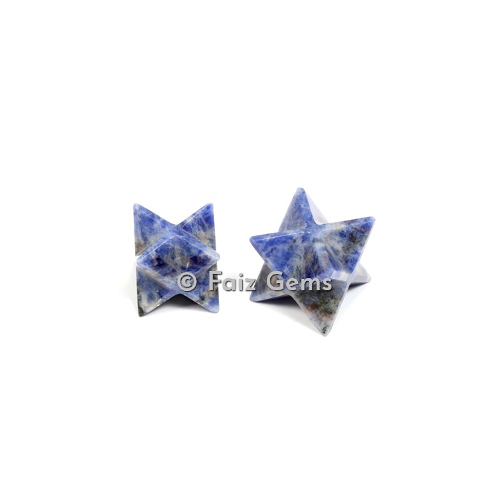 Sodalite Merkaba Star