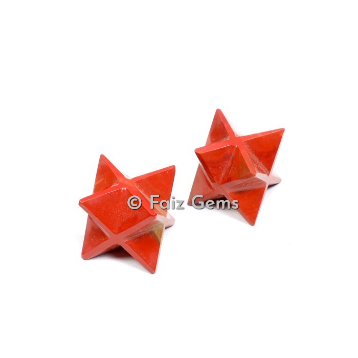 Red Jasper Merkaba Star