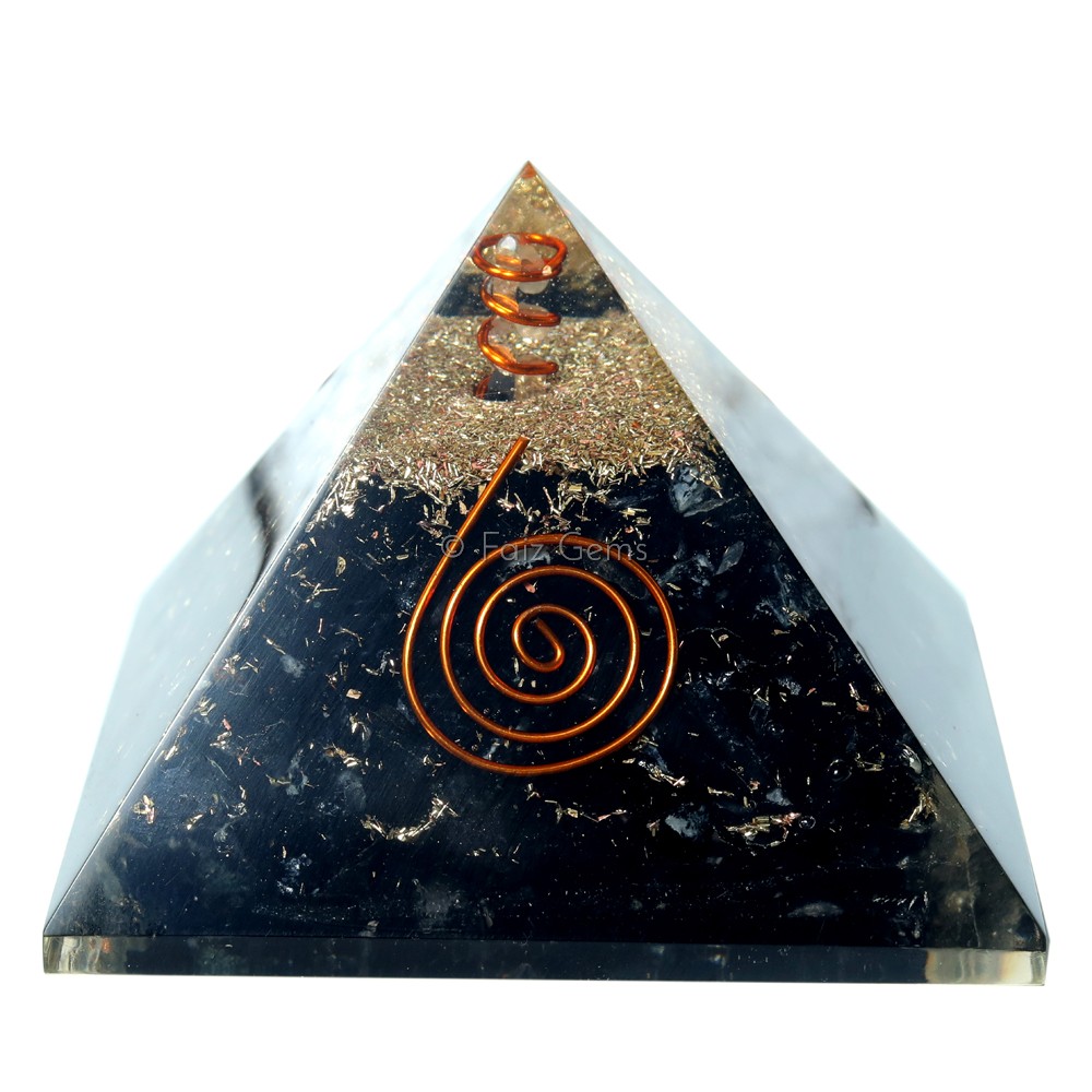 Black Tourmaline Healing Orgonite Pyramids
