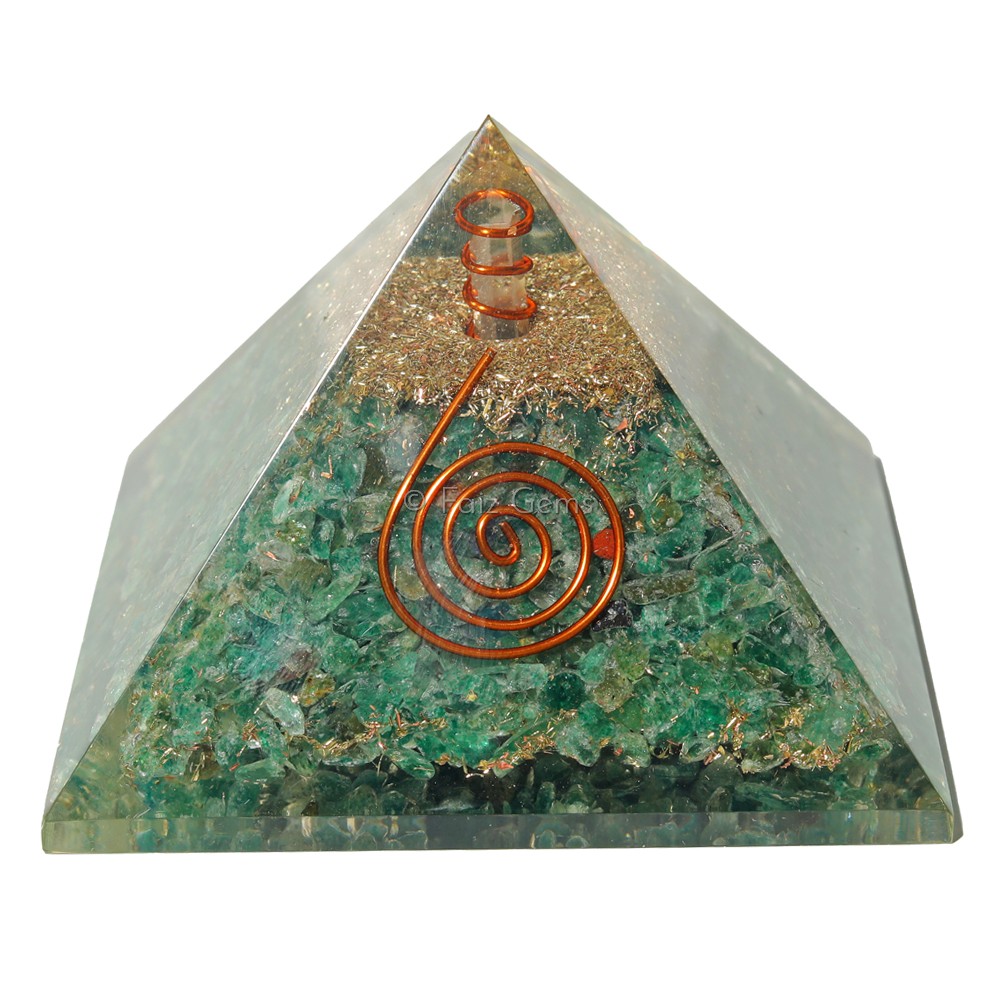 Dark Green Aventurine Orgonite Pyramids