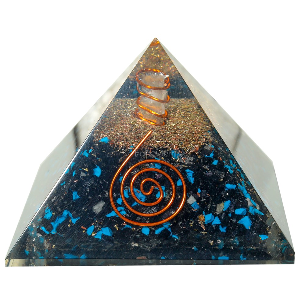 Black Obsidian Orgonite Pyramind