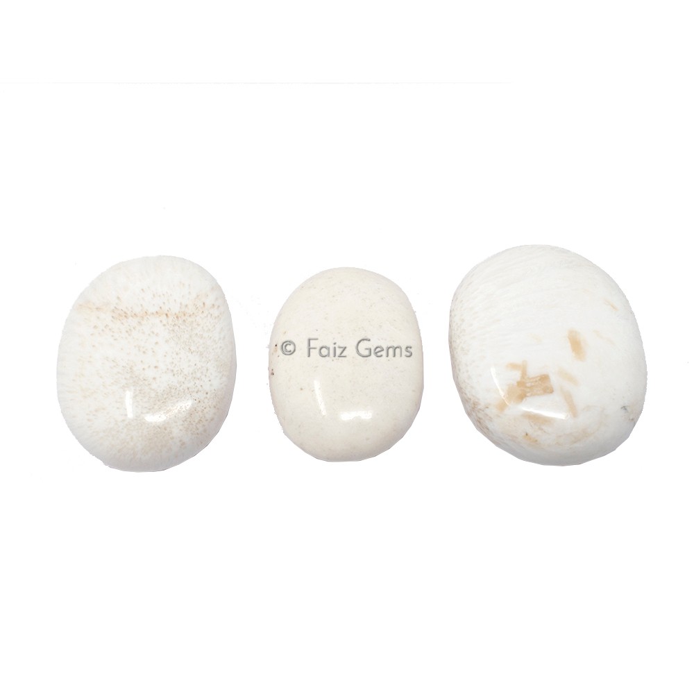 Scolecite Palm Stones