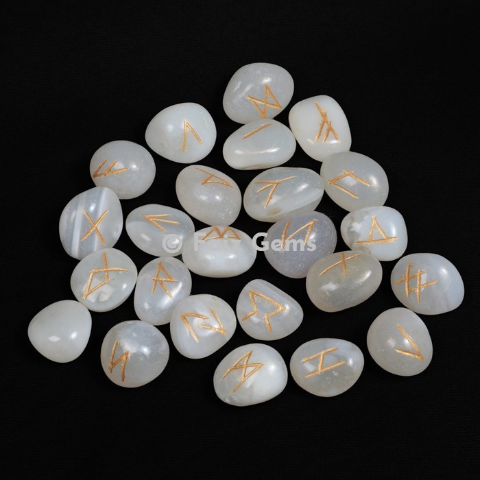 White Onyx Rune Set