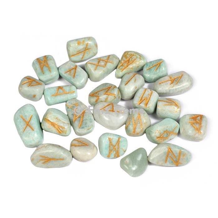 Amazonite Rune Set