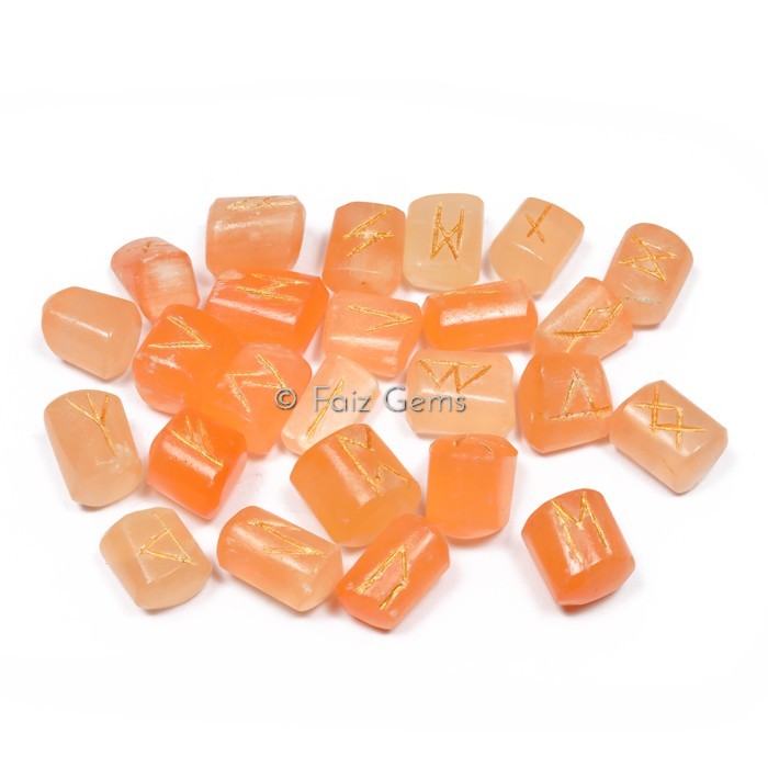 Orange Selenite Rune Sets